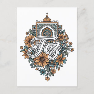 Cartes Pour Fêtes Annuelles Fès Maroc Floral