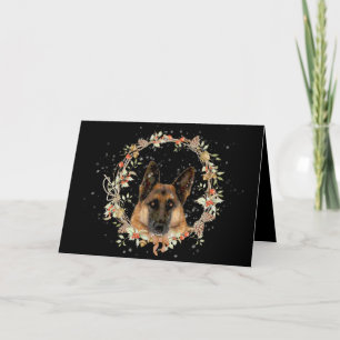 Cartes Pour Fêtes Annuelles Festif allemand Shepherd Holiday