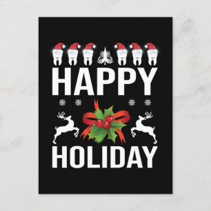 Cartes Pour Fêtes Annuelles Festif Dentist bureau Noël