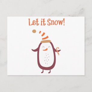 Cartes Pour Fêtes Annuelles Festif, qu'il neige