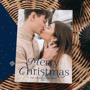 Cartes Pour Fêtes Annuelles Festin Elegance Marine Joyeux Noël Photo