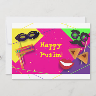 Cartes Pour Fêtes Annuelles Festival de Purim 2023