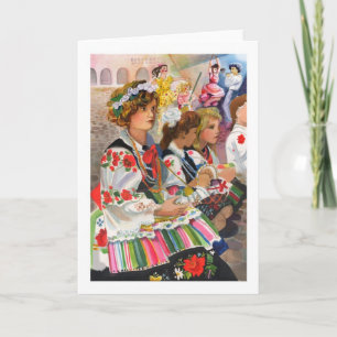 Cartes Pour Fêtes Annuelles Festival polonais