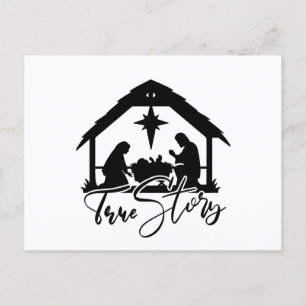 Cartes Pour Fêtes Annuelles Festive Christmas Manger Scène religieuse