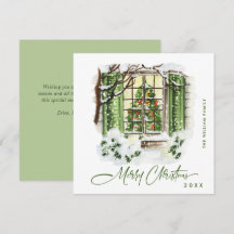 Festive Country House Maison de Noël Salutation