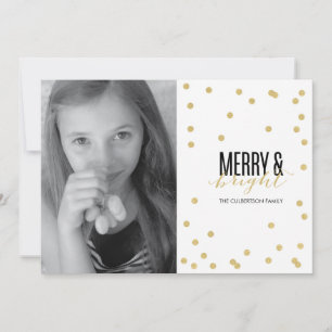 Cartes Pour Fêtes Annuelles Festive de l'Holiday Photo Card