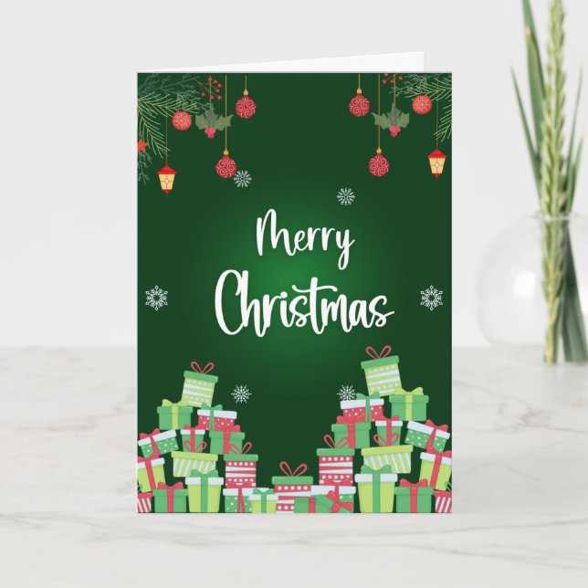 Cartes Pour Fêtes Annuelles "Festive Delight" (Devant)