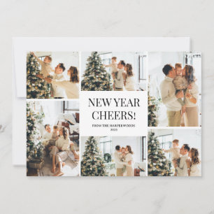 Cartes Pour Fêtes Annuelles Festive   Élégant Joyeux Nouvel An 6 Photo
