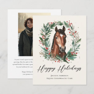 Cartes Pour Fêtes Annuelles Festive Equestrio Entreprise photo