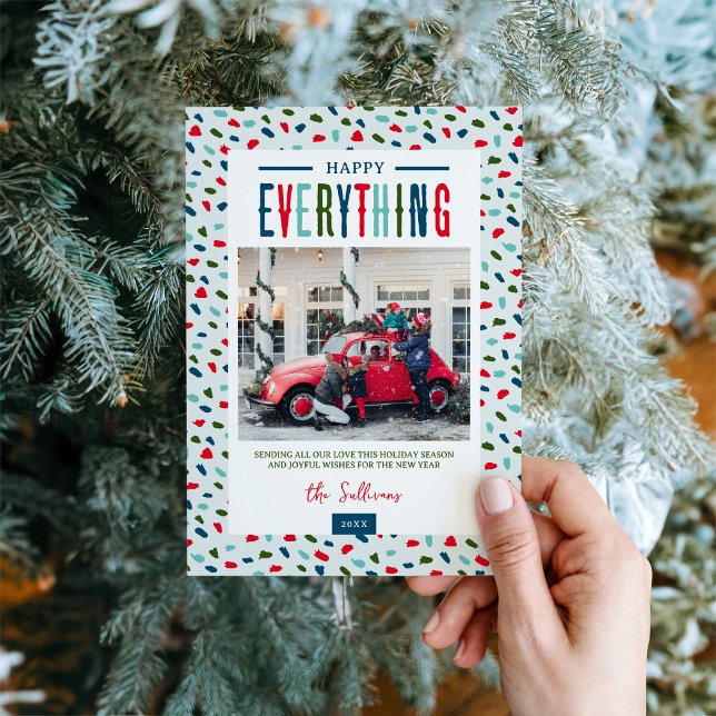 Cartes Pour Fêtes Annuelles Festive Happy Everything 4 Photo (Créateur téléchargé)
