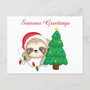 Cartes Pour Fêtes Annuelles Festive Noël paresse ajouter salutation
