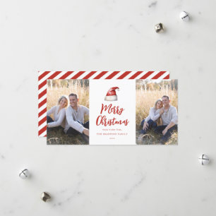 Cartes Pour Fêtes Annuelles Festive Santa Hat 2 Photo