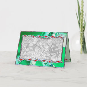 Cartes Pour Fêtes Annuelles Festive Sheen (cadre photo)