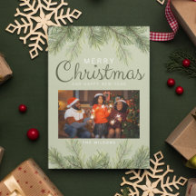 Festive tendance personnalisée Joyeux Noël famille