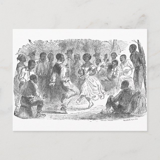 Cartes Pour Fêtes Annuelles Festivités de Noël dans un domaine de Louisiane (Devant)