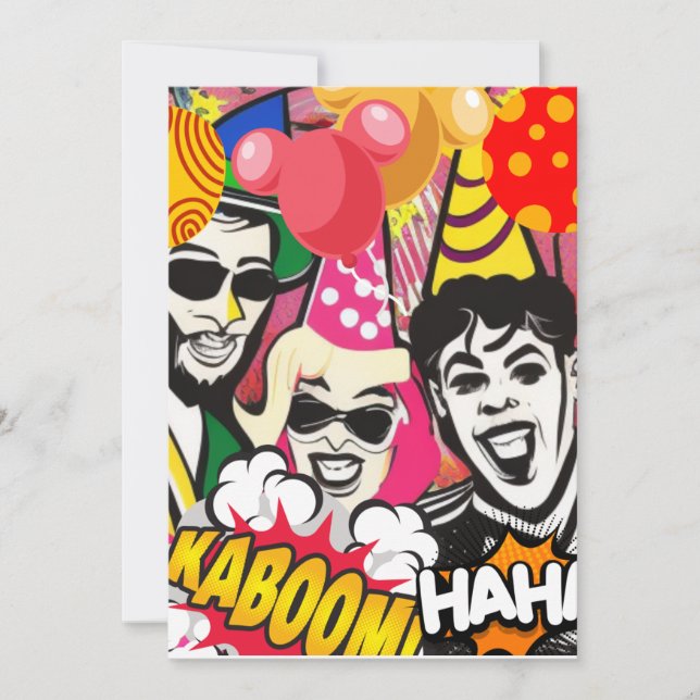 Cartes Pour Fêtes Annuelles Fête (Devant)