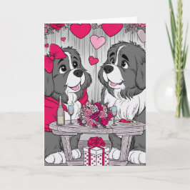 Cartes Pour Fêtes Annuelles Fête de 2 (Vierge à l'intérieur). Nouvel amour