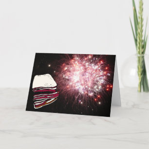 Cartes Pour Fêtes Annuelles Fête de Bacon