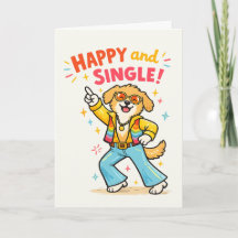 Fête de divorce heureux et célibataire