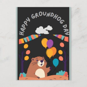 Cartes Pour Fêtes Annuelles Fête de la marmotte : ombre ou ombre?