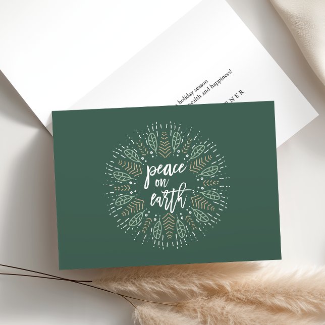 Cartes Pour Fêtes Annuelles Fête de la paix sur Terre (Créateur téléchargé)