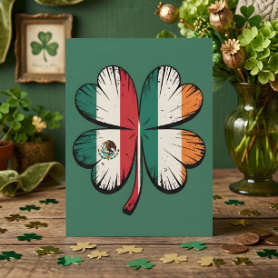 Cartes Pour Fêtes Annuelles Fête de la Saint-Patrick Fierté Irlandaise Mexicai