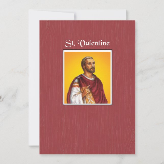 Cartes Pour Fêtes Annuelles Fête de la Saint-Valentin (Devant)