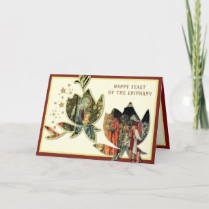 Cartes Pour Fêtes Annuelles Fête de l'Épiphanie Prière des Trois Rois Prière d