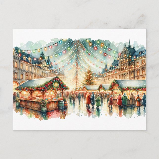 Cartes Pour Fêtes Annuelles Fête de Noël (Devant)