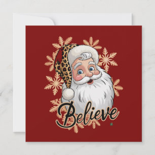 Cartes Pour Fêtes Annuelles Fête de Noël Croire Famille Vacances de Noël