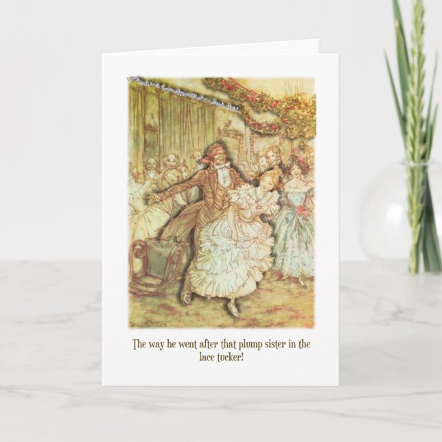 Cartes Pour Fêtes Annuelles Fête de Noël de Charles Dickens (Devant)