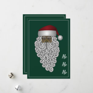 Cartes Pour Fêtes Annuelles Fête de Noël en noir personnalisé