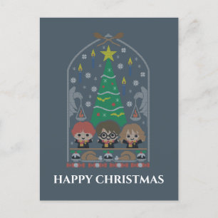 Cartes Pour Fêtes Annuelles Fête de Noël HOGWARTS™ Cross-Stitch