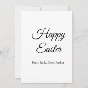 Cartes Pour Fêtes Annuelles fête de Pâques ajouter QR photo heureux pâques