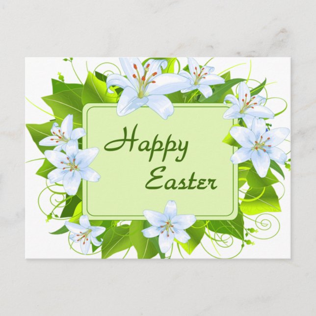 Cartes Pour Fêtes Annuelles fête de Pâques heureux (Devant)