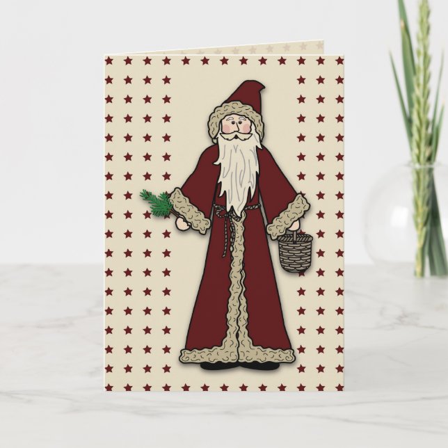 Cartes Pour Fêtes Annuelles Fête de Saint Nicolas (Devant)