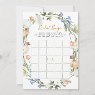 Cartes Pour Fêtes Annuelles Fête des mariées fleur sauvage Jeu