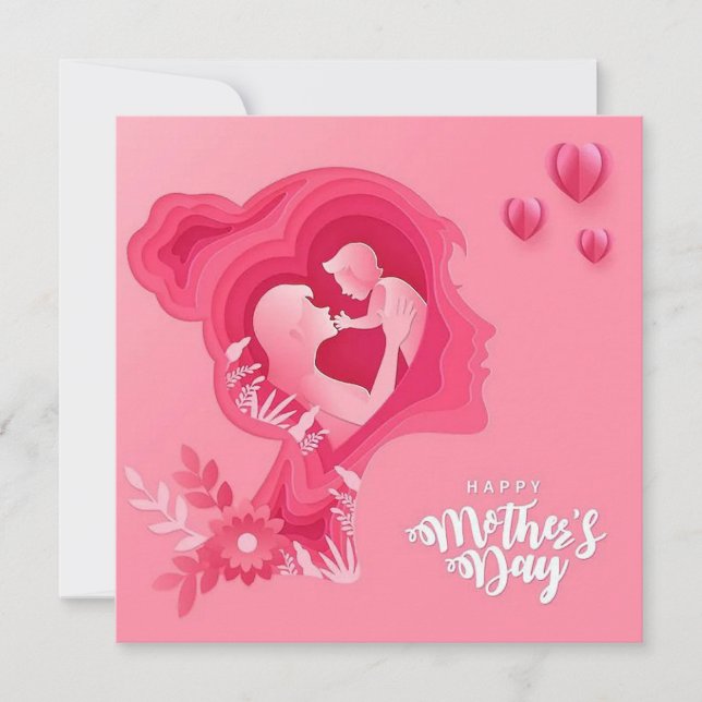 Cartes Pour Fêtes Annuelles Fête des mères (Devant)