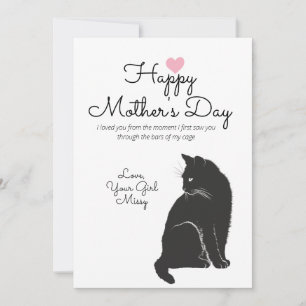 Cartes Pour Fêtes Annuelles Fête des mères de chat