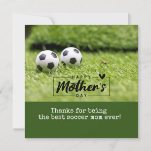 Cartes Pour Fêtes Annuelles Fête des mères de football