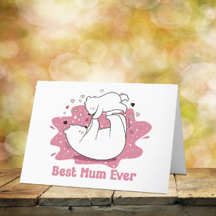 Cartes Pour Fêtes Annuelles Fête des mères de la meilleure maman jamais maman