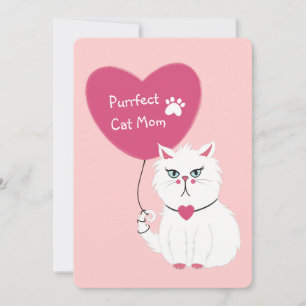 Cartes Pour Fêtes Annuelles Fête des mères maman drôle chat mignon