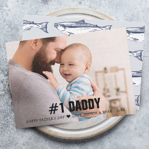 Cartes Pour Fêtes Annuelles Fête des pères #1 Photo Flat Papa