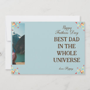 Cartes Pour Fêtes Annuelles Fête des pères Best Daddy dans l'univers