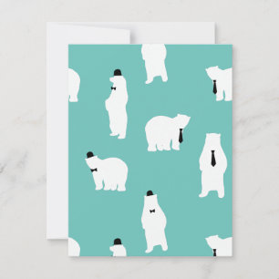 Cartes Pour Fêtes Annuelles Fête des pères Cadeau Cool Papa Ours polaire