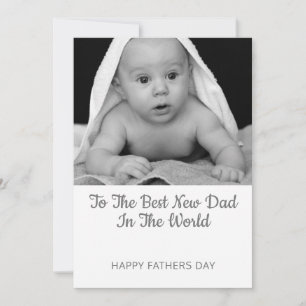 Cartes Pour Fêtes Annuelles Fête des pères De La Nouvelle Photo Bébé