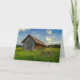 Cartes Pour Fêtes Annuelles Fête des pères de la scène rurale