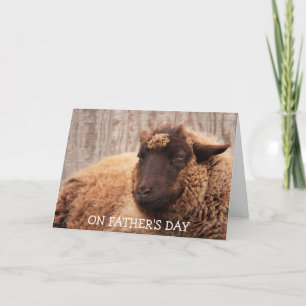 Cartes Pour Fêtes Annuelles Fête des pères de mouton relaxante