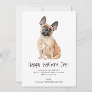 Cartes Pour Fêtes Annuelles Fête des pères de peinture de chien