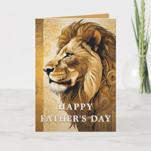 Cartes Pour Fêtes Annuelles Fête des pères drôle de lion
